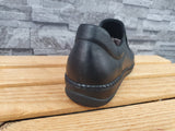 Damen Axel Comfort Leder Gesundheitsschuhe Weite H  Schwarz Gr.42
