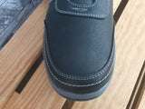 Magnus Herren Halbschuhe Gummisohle  1x Klett Schwarz Schuhe Gr. 42,44