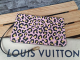 Original Louis Vuitton Neverfull MM Wild at Heart Schwarz Leder Neuwertig