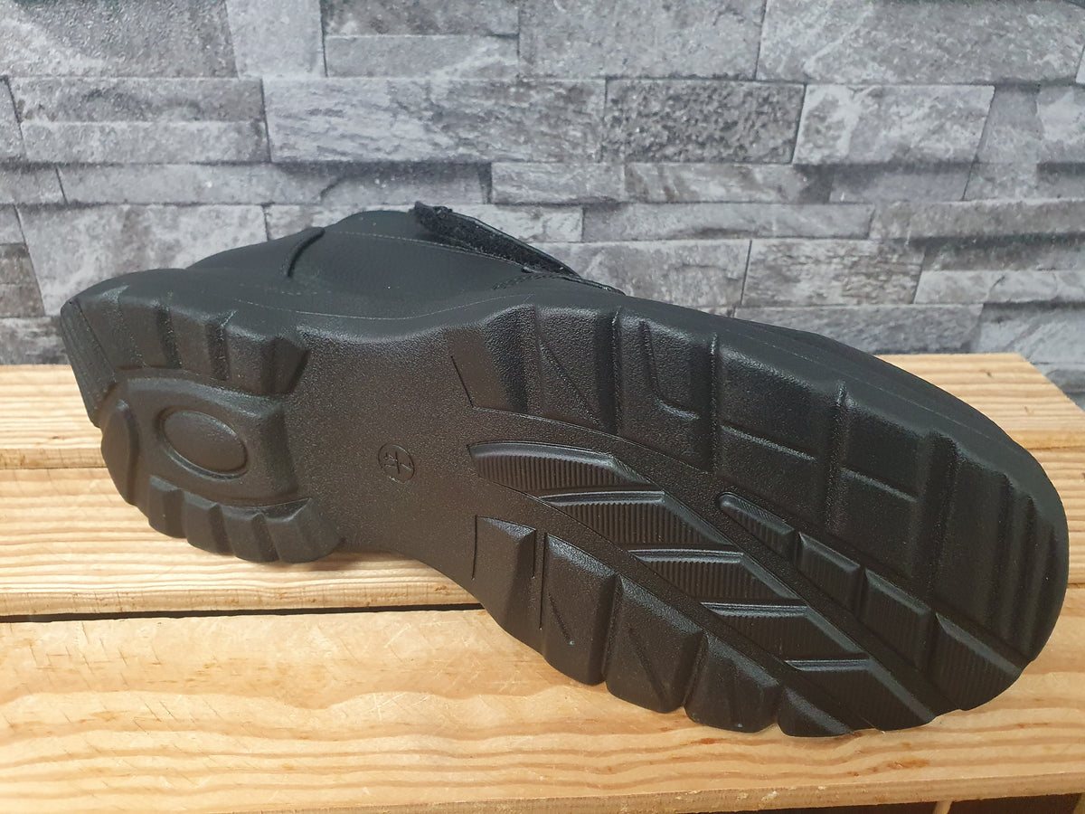 Magnus Herren Stiefeletten Schwarz 1 x Klett Winterboots Gefüttert Größe 41-45