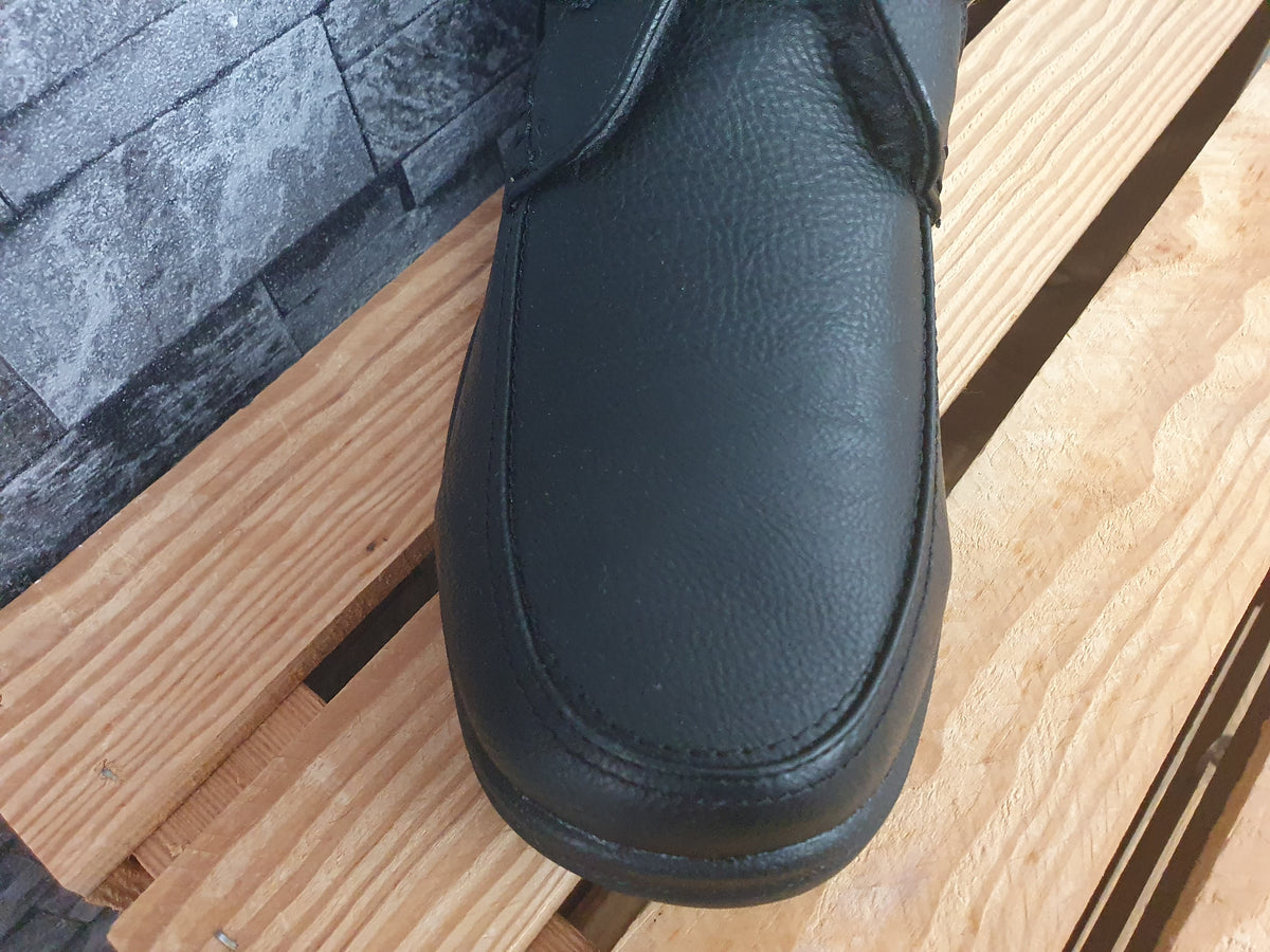 Magnus Herren Stiefeletten Schwarz 1 x Klett Winterboots Gefüttert Größe 41-45