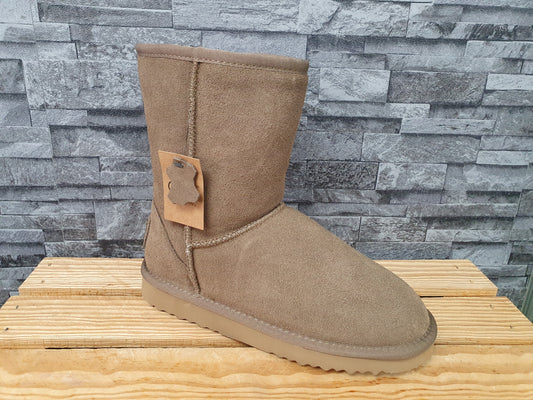 NEU! Original OOG Boots Short Khaki Braun  Wildleder Gr. 39