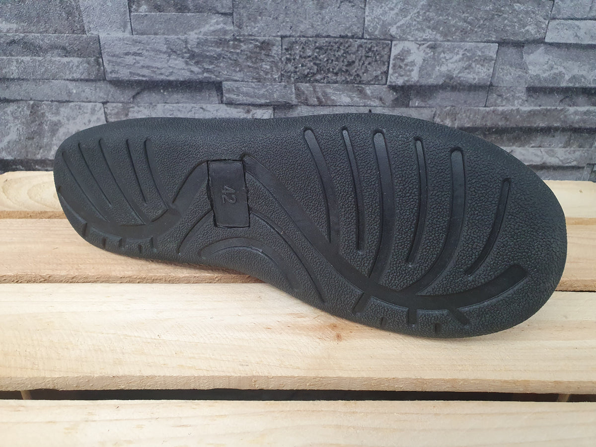 Herren  Scandi  Hausschuhe Pantoffeln Puschen Boots Grau Gefüttert Gr. 42-45