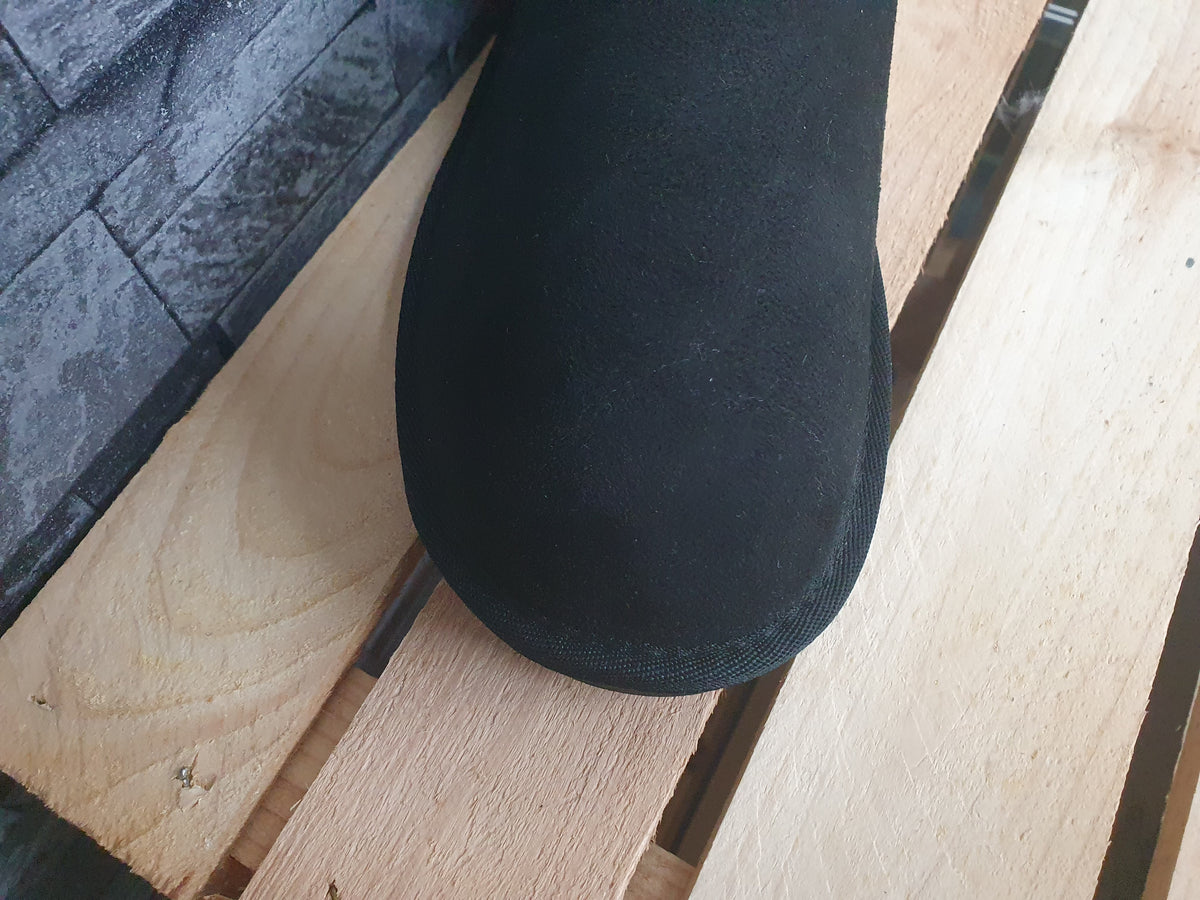 Damen Boots Schwarz Gefüttert Warm Winter