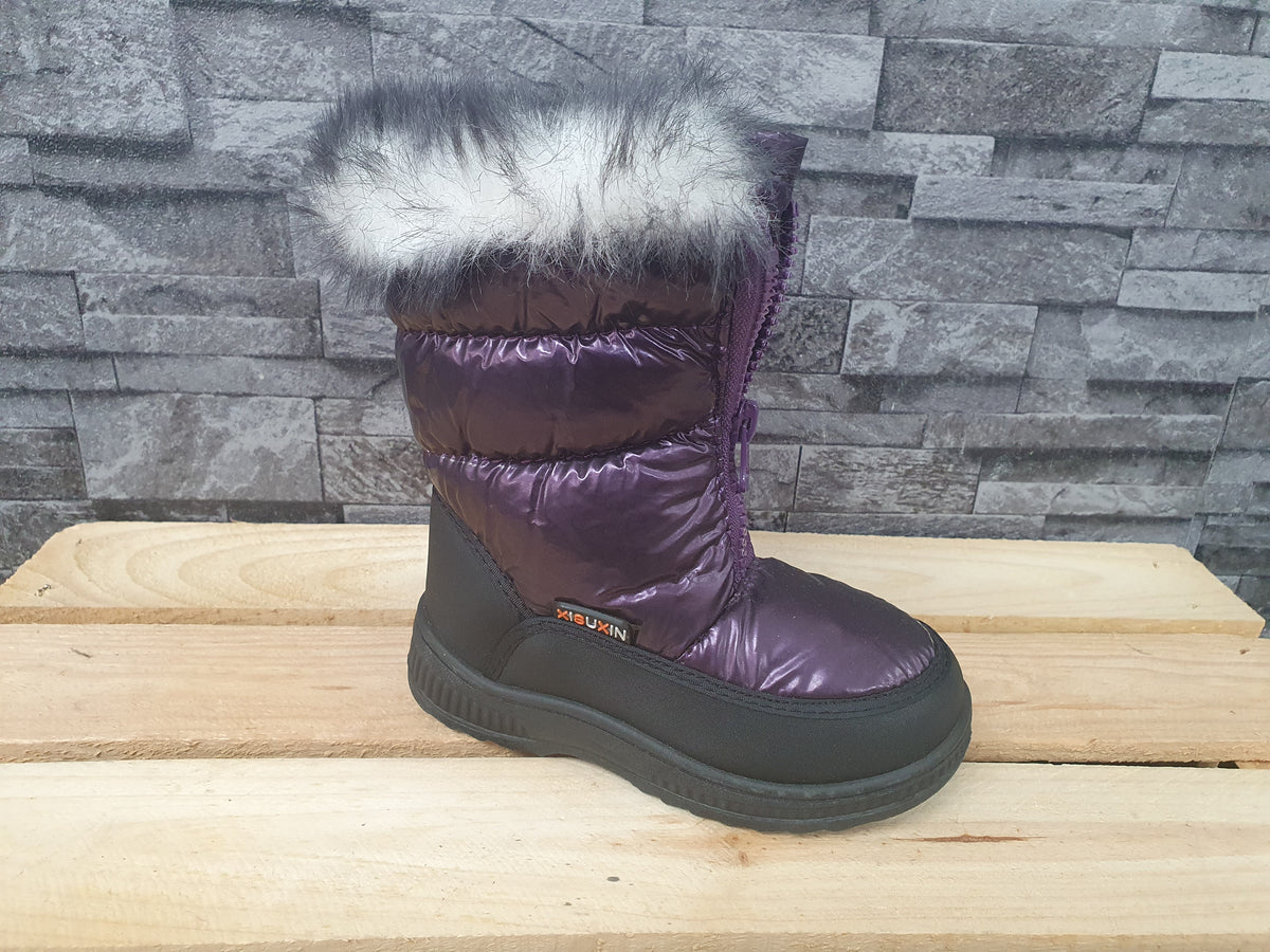 Kinder Boots Winter Gefüttert schuhe Gr. 21-29